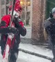 French Quarter Musicians Play In Historic Snowfall