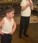 Romanian Brothers Practice Traditional Song