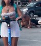 Scooter Video Accidentally Documents Nearby Traffic Accident