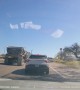 Truck Driver Pulled Over For Driving on Shoulder