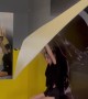 Gym Poster Falls During Workout
