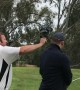 Golfers Prank Friend, Pretending To Be Magpie