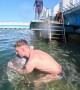 Dolphin Comes In For A Hug