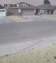 Strong Winds Send Trampoline Flying Over House