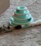Cats Compete Over Ball On Shared Toy