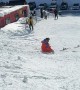 Skis Fly Off Skier Mid-Flip