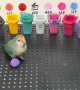 Little Bird Cleverly Sorts Colorful Litter