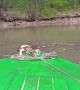 Boating Man Rescues Drowning Bear Cub