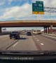 Driver Forces Exit, Crashes and Spins Out
