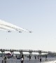 Blue Angels Fly Over Pensacola Beach