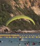 Paramotorists Fly Into Water