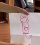 Son Draws Smiley Suggestive Picture For Mom