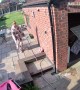 Woman Bonks Head On Open Garage Door