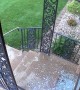 Weed Wacker Breaks Glass Door