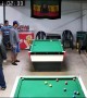 Man Manages To Hacky Sack Pool Ball Back To Table