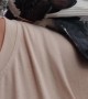 Pigeon Lands on Man's Shoulder