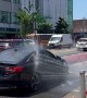 Malfunctioning Fire Hydrant Used As Free Car Wash