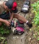RC Cars Get Stuck in the Mud