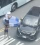 Inflatable Pool In the Middle of an NYC Street
