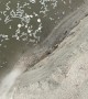 Sand Wall Sinking In Slow Motion