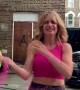 Woman Spins Hula Hoop On Breasts