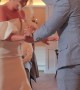 Groom Splits Pants While Lifting Bride