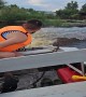 Men Flip Fishing Boat by Accident