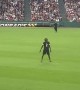 Fan Jumps on Field at Guardians Game