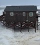 Hurricane Erin Storm Surf Arrives in Cape Hatteras, NC