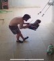 Dad Quickly Saves Boy From Falling Out of a Swing