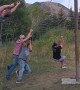 Men Play On Redneck Merry-Go-Round