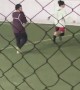 Dad Plays Soccer With His Baby