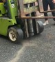Driving Forklift Up a Trailer Ramp