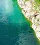 Epic Bridge Dive in Slovenia