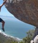 Incredible Climbing Dyno Jump