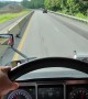 Trucker Drives in the Left Lane