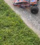 RC Car Falls Short Of Truck Bed Jump