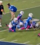 Youth Football Team Fumbles Banner Run
