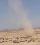 Sand Whirlwind in Negev Desert, Israel