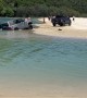 Beached 4WD Vehicle Recovery