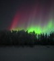Intense Colorful Aurora in Alaska