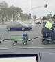 Wheelchair Pulling Train of Carts