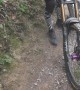 Downhill Mountain Biker’s Back Wheel Explodes