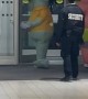 Security Guards Escort Spongebob Characters Out Of Oshawa Centre