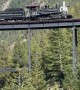 Historic Steam Locomotive Crosses High Trestle