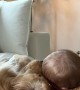 Baby and Golden Retriever Best Friends