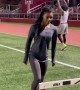Track Star Fumbles The Hurdle