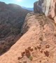 Base Jump Through a Crack