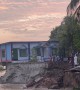 House Falls Into River in Bangladesh