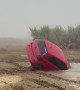 Polo GT Crashes in the Sinkhole While Drifting
